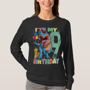 T-shirt T Rex 9e anniversaire garçon fille 9 ans 2013 Dino