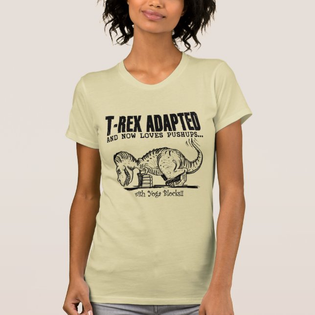 T-shirt T-Rex Aime Les Pousses (Devant)