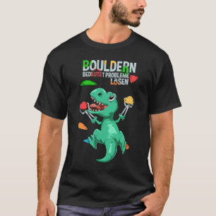 T-shirt T Rex Bouldering et Escalade rock