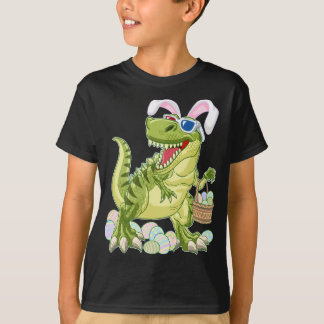 T-shirt T Rex Boys Chemise de Pâques Dinosaur Hero Cadeau
