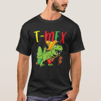 T Rex Cinco De Mayo Dinosaure Mexicain Guitare Som