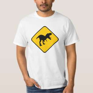 T-shirt T-Rex de avertissement