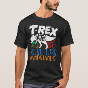 T-shirt T Rex déteste beaucoup de choses Dino Gear pour le