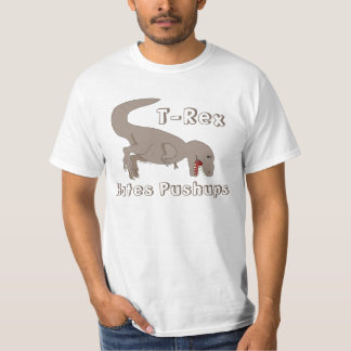 T-shirt T-Rex déteste la chemise de gymnase de pousées