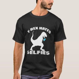 T-SHIRT T-REX DÉTESTE SELFIES