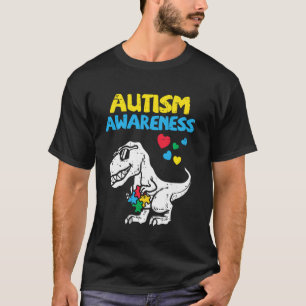 T-shirt T-Rex Dino Dinosaure Mignon Tout-Petit Sensibilisa