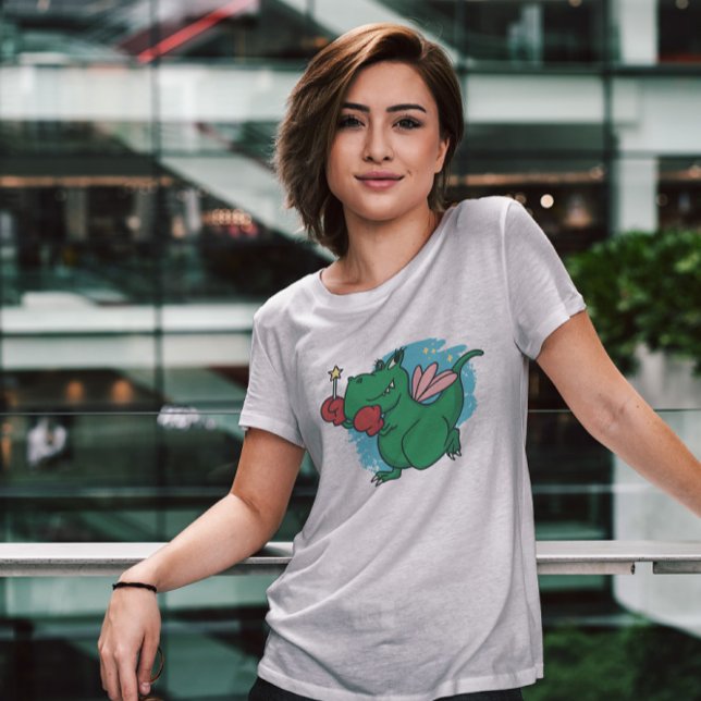 T-shirt T Rex Dinosaur Boxer Fairy (Créateur téléchargé)