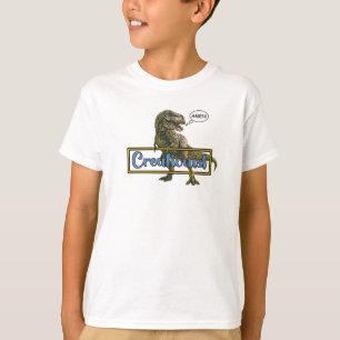 T-shirt T-Rex Dinosaur créationniste Commentaire personnal