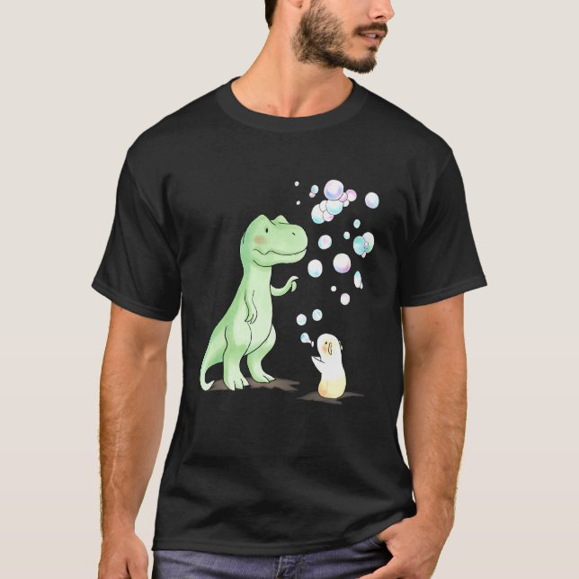 T-shirt T Rex Dinosaur Et Cochon De Guinée (Devant)