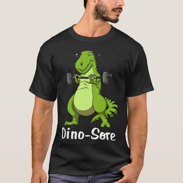 T-shirt T-Rex Dinosaur Fitness entraînement Salle de gym (Devant)
