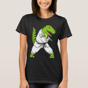 T-shirt T-rex Dinosaur Karate Kickboxing Martial Arts Jiu-