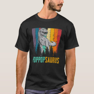 T-shirt T Rex Dinosaur Poppop Saurus Famille Correspondant