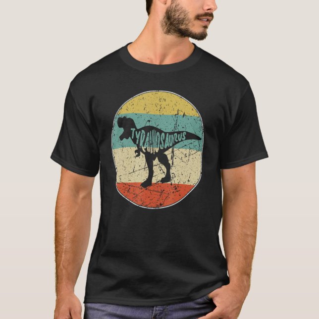 T-shirt T Rex Dinosaur Streetwear Retro Paleontologist Tyr (Devant)