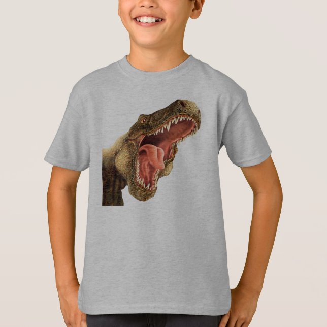 T-shirt T-Rex Dinosaur Sweatshirt de l'enfant (Devant)