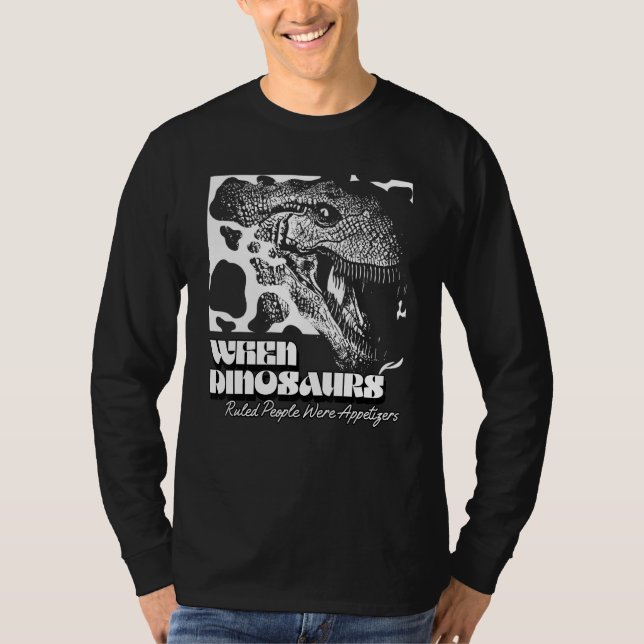 T-shirt T Rex Dinosaure   (Devant)