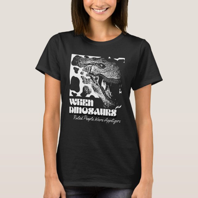 T-shirt T Rex Dinosaure   (Devant)