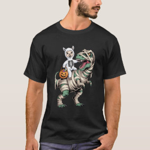 T-shirt T-Rex Dinosaure Alpaga Momie Tyrannosauru Hallowee