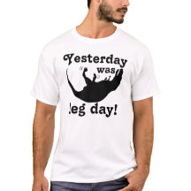 T-Rex. Jour de jambe !