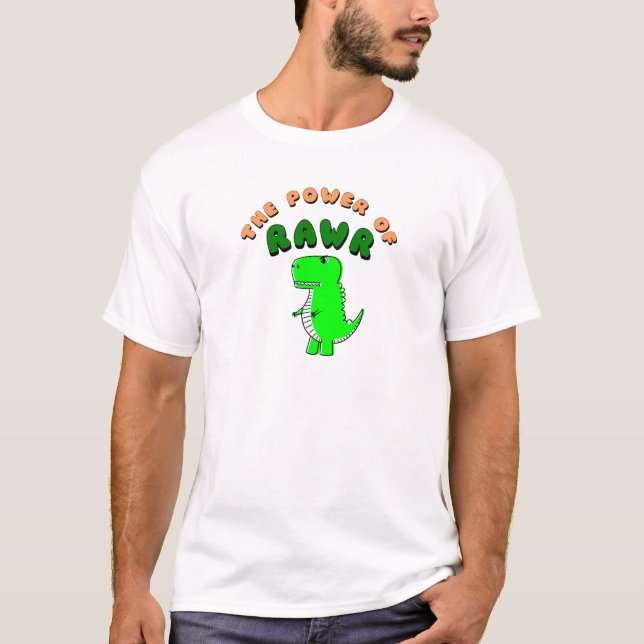 T-shirt T-Rex La Puissance De La Révolution (Devant)