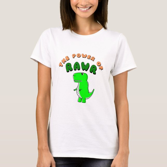 T-shirt T-Rex La Puissance De La Révolution (Devant)