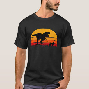 T-shirt T-Rex Marche Cavalier Roi Charles Spaniel Trex R