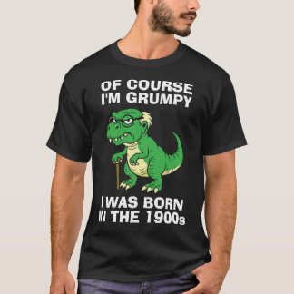 T-shirt T-Rex millénariste grincheux ou boomer