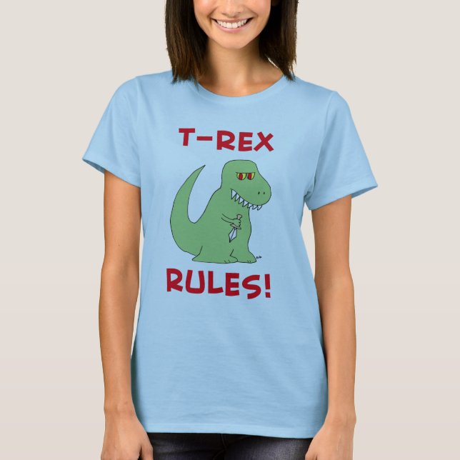 T-SHIRT T-REX ORDONNE LE DINOSAURE (Devant)