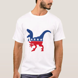 T-shirt T-Rex patriotique anti-politique