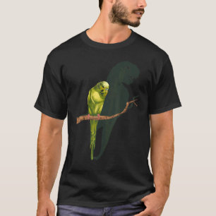T-shirt T Rex Shadow Blue Budgie Mèmes Parakeet Bird