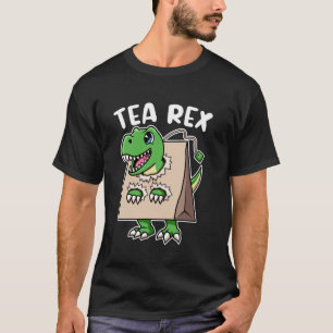 T-shirt T-Rex Tyrannosaurus Rex Boisson de thé Dino avec T