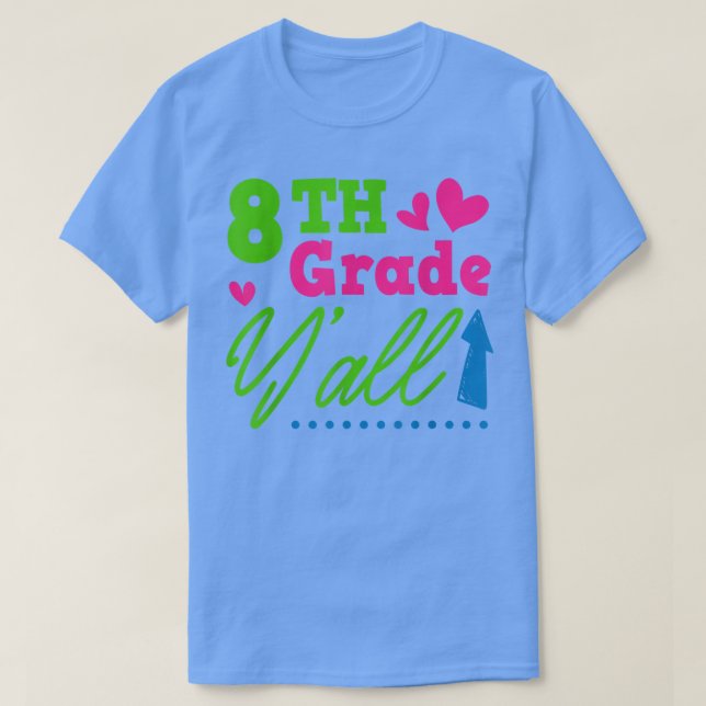 T-shirt T-S de l'élève enseignant de 8e année (Design devant)