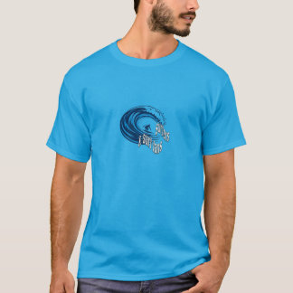 T-shirt T-S graphique vague océanique pour surfeurs et ama
