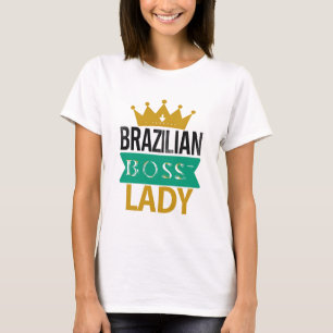T-shirt T-Shi d'autonomisation de femme forte Brésilienne