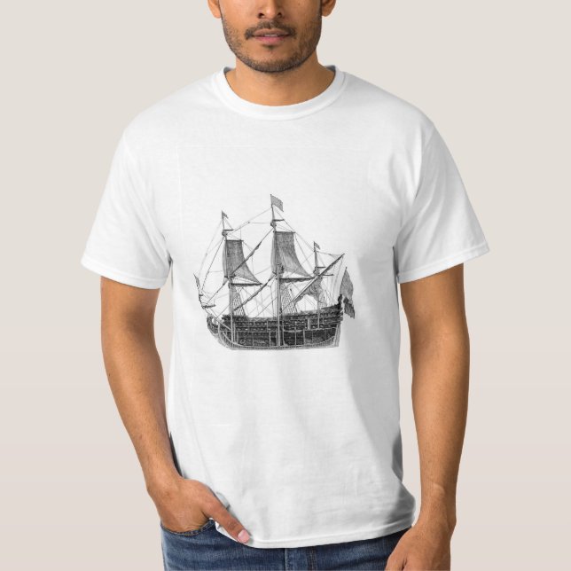 T-shirt T SHIET .sea ship (Devant)
