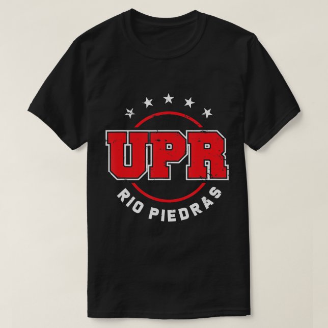 T-shirt T-Shir étudiant de l'Université de Porto Rico (Design devant)