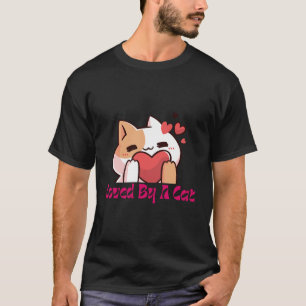 T-shirt "T-shirt à coeur mignon aimé par un chat"