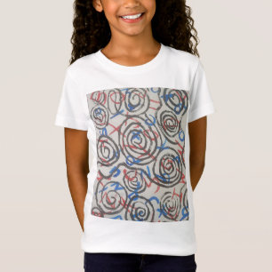 T-Shirt T Shirt Abstrait Coloré