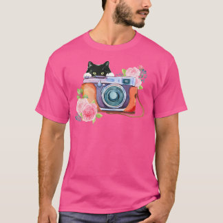 T-shirt T Shirt Amateur De Photographie Et D'amour Pour Le
