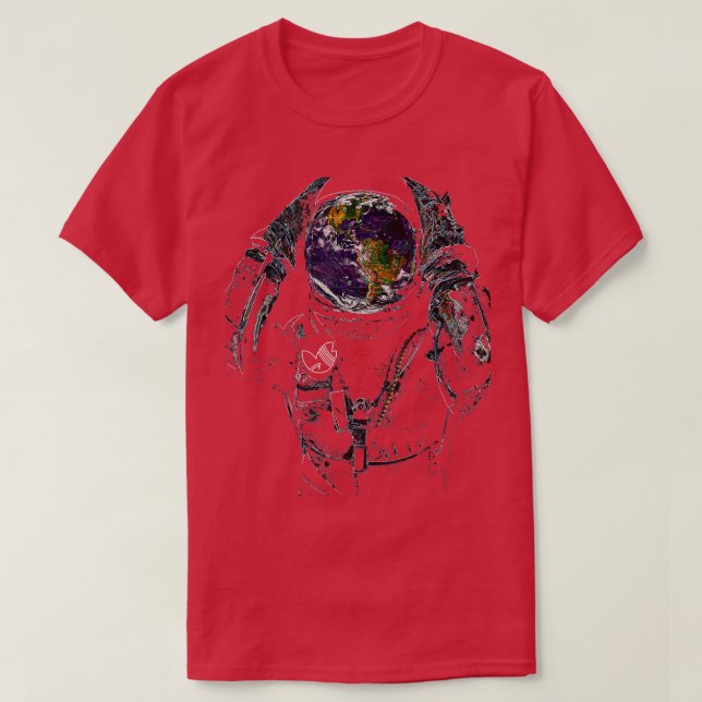 T-shirt T-Shirt, astronaute (Design devant)