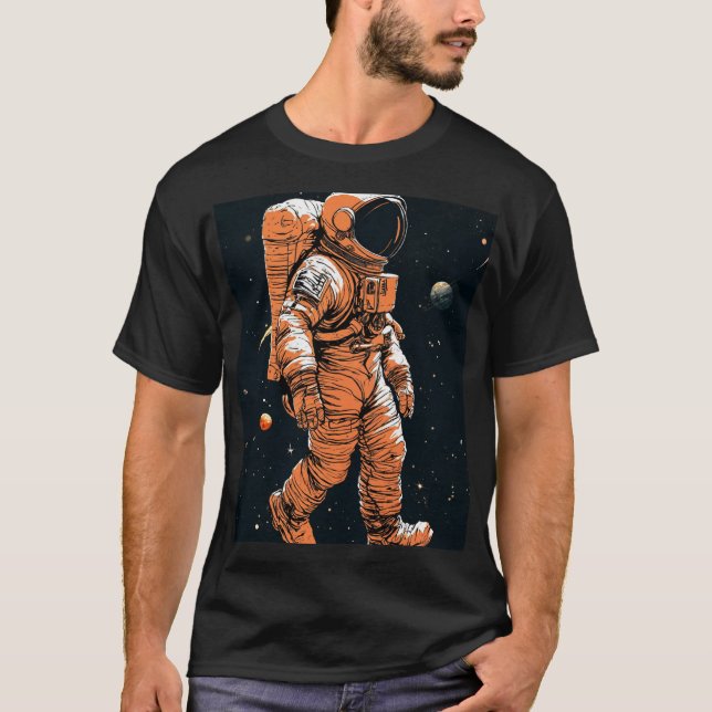 T-shirt T-Shirt, astronaute (Devant)