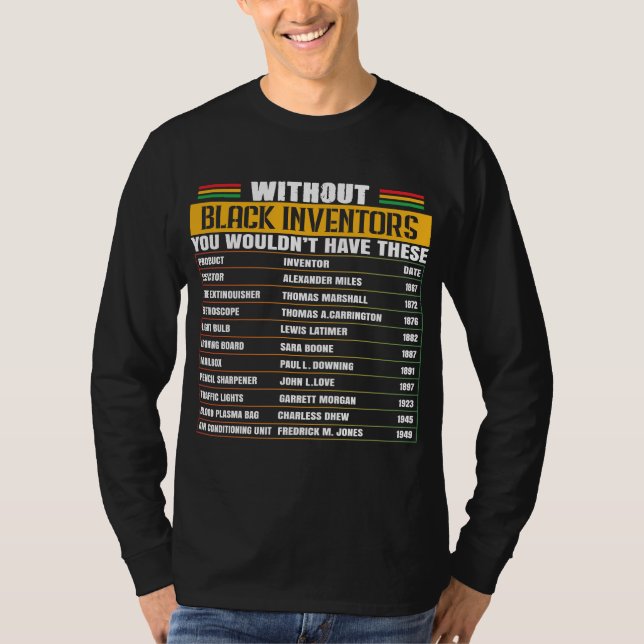 T-shirt T-Shirt- Black History Month 100 Years (Devant)