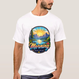 T-shirt t shirt bon matin