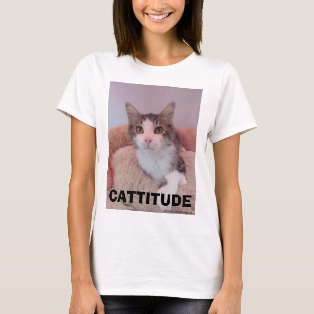 T-shirt T Shirt CATTITUDE Chat Ragdoll (Devant)
