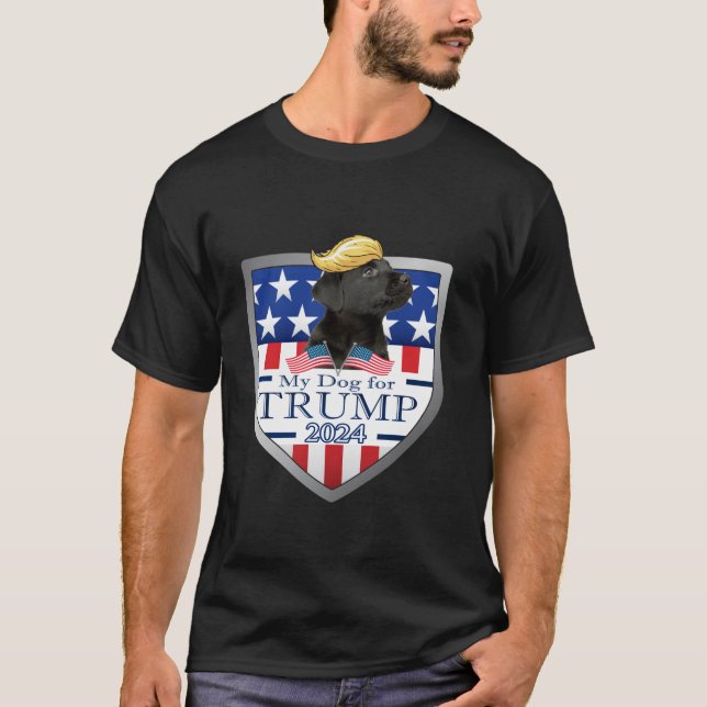 T-shirt T Shirt, chiot du Black Lab (Devant)