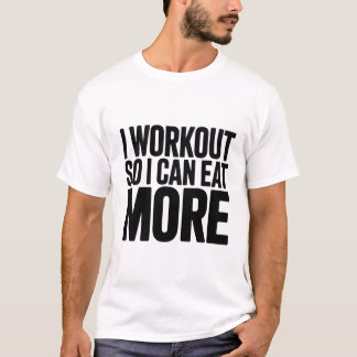 T-shirt T‑Shirt Citation de Gym — “Je fais du sport pour p