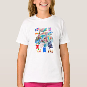 T-shirt T‑Shirt Collage de Bonbons Pastel