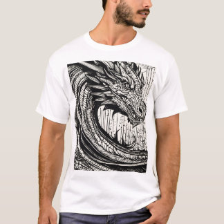T-shirt "T-shirt couleur dragon lunaire"