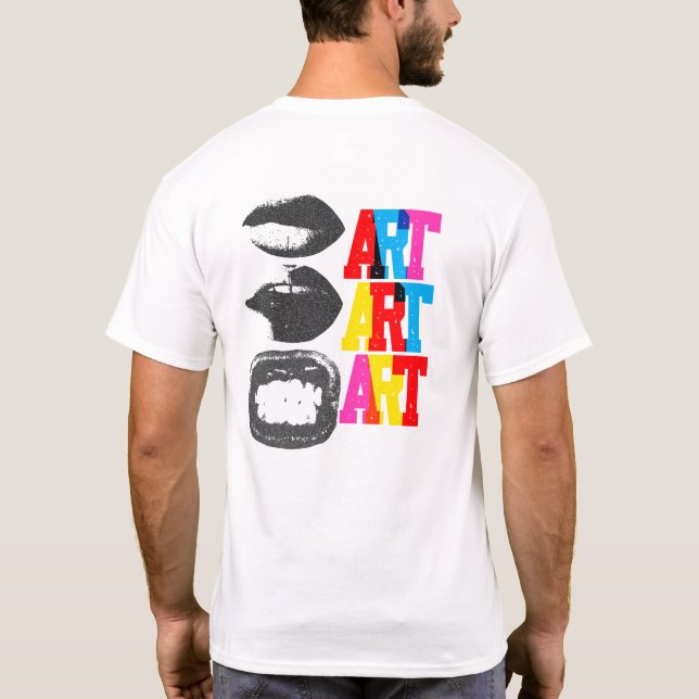 T-shirt T Shirt d'Art (Dos)