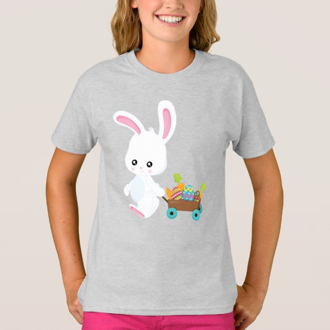 T-shirt T-shirt de base pour filles (Devant)