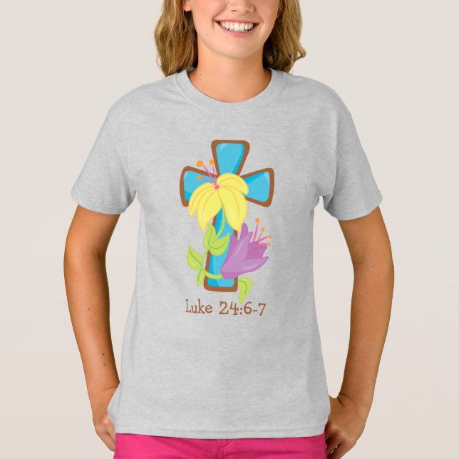 T-shirt T-shirt de base pour filles (Devant)